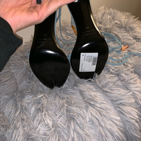 Pierre Hardy Metal blue high sandals - Picture 4 of 8